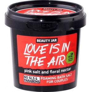 Beauty Jar LOVE IS IN THE AIR - putojanti vonios druska porelėms 200 g